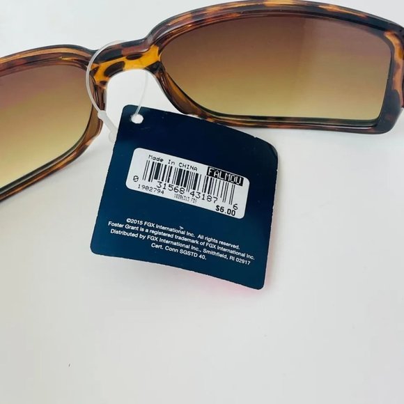 SG00718 Fashion Sunglasses For Women Rectangular, 100% UVA-UVB Protection Brown - Picture 4 of 7